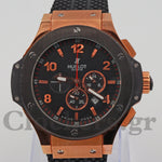 HUBLOT BIG BANG REF. 301.M, 18K ROSE GOLD, TITANIUM & CERAMIC AUTOMATIC CHRONOGRAPH