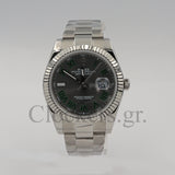 Rolex Datejust 36mm Wimbledon Dial Smooth Bezel Oyster  126200 Unworn 2022+