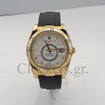 18k Gold 42mm White Index Dial Oysterflex 326235