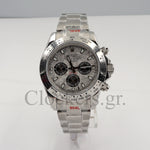 DAYTONA 18K WHITE GOLD STEEL DIAL 40MM