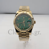 DAY-DATE II 36MM OYSTER GREEN DIAL STICK MARKERS