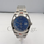 DATEJUST 41MM SS BLUE DIAL ROMAN MARKERS