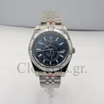 SKY-DWELLER BLUE DIAL AUTOMATIC MEN'S JUBILEE WATCH