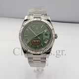 Rolex Day-Date 40 Olive White Gold New