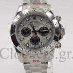 DAYTONA 18K WHITE GOLD STEEL DIAL 40MM