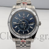 SKY-DWELLER BLUE DIAL AUTOMATIC MEN'S JUBILEE WATCH