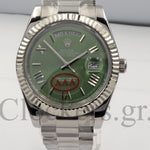 Rolex Day-Date 40 Olive White Gold New