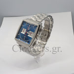 TAG Heuer Monaco Automatic Chronograph Caliber 02 Blue Dial Steel  CBL2111