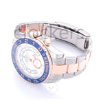 YACHT-MASTER II SS / EVEROSE GOLD PINK BLUE CERAMIC BEZEL 44MM CLONE