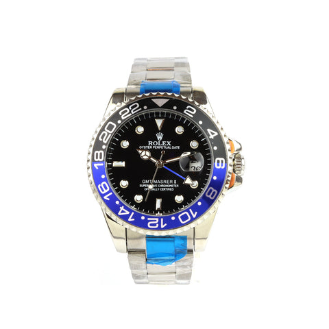 GMT-MASTER II SS BLUE/BLACK BATMAN CERAMIC BLACK DIAL OYSTER BRACELET 40MM QUALITY 2A