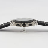 BVLGARI ALUMINIUM 40MM BLACK DIAL RUBBER BEZEL CHRONOGRAPH WATCH