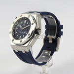 AUDEMARS PIGUET ROYAL OAK OFFSHORE DIVER 15710ST.OO.A052CA.01 BLUE INDEX STAINLESS STEEL RUBBER 42MM