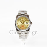 DATEJUST 36MM SS SILVER OYSTER SILVER DIAL DIAMONDS MARKERS CLONE