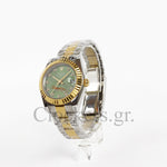 DATEJUST 31MM 2-TONE GOLD OYSTER GREEN DIAL DIAMONDS MARKERS 2022