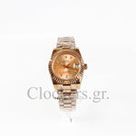 DATEJUST 31MM GOLD OYSTER  ROSE GOLD DIAL DIAMONDS MARKERS