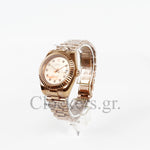 DATEJUST 31MM GOLD OYSTER  ROSE GOLD DIAL DIAMONDS MARKERS