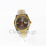 DATEJUST 41 MM 2-TONE OYSTER FLUTED GRAY ROMAN CLONE