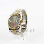 DATEJUST 41 MM 2-TONE OYSTER FLUTED GRAY ROMAN CLONE