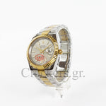 DATEJUST 41MM 2-TONE GOLD GRAY DIAL STICK MARKERS clone