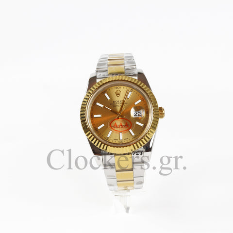 DATEJUST 41MM 2-TONE GOLD GOLD DIAL STICK MARKERS CLONE