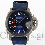 PANERAI LUMINOR 1950 3 DAYS GMT AUTOMATIC CERAMICA BLUE 44MM CLONE