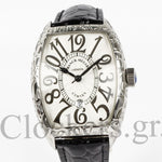 FRANCK MULLER MARINER SILVER WHITE BLACK MARKERS 50MM CLONE