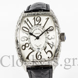 FRANCK MULLER MARINER SILVER WHITE BLACK MARKERS 50MM CLONE