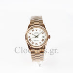 DATEJUST 36MM ROSE GOLD OYSTER SOMON DIAL RHOMAN MARKERS