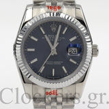 DATEJUST 36 MM SS SILVER JUBILEE BLACK DIAL STCIKS MARKERS