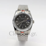 DATEJUST 41MM SS SILVER JUBILEE GRAY DIAL STCIKS MARKERS