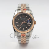 DATEJUST 36MM 2-TONE ROSE GOLD JUBILEE GREY DIAL STICKS MARKERS