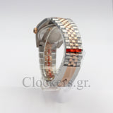 DATEJUST 36MM 2-TONE ROSE GOLD JUBILEE GREY DIAL STICKS MARKERS