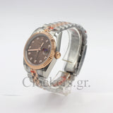 DATEJUST 36MM 2-TONE ROSE GOLD JUBILEE BRONZE  DIAL DIAMONDS  MARKERS