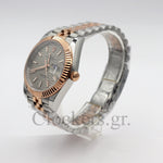 DATEJUST 36MM 2-TONE ROSE GOLD JUBILEE GREY DIAL STICKS MARKERS