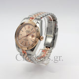 DATEJUST 36MM 2-TONE BRONZE PINK DIAL STICK MARKERS