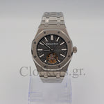 AUDEMARS PIGUET ROYAL OAK JUMBO EXTRA-THIN BLACK DIAL 15202PT.OO.1240PT.01