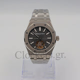 AUDEMARS PIGUET ROYAL OAK JUMBO EXTRA-THIN BLACK DIAL 15202PT.OO.1240PT.01