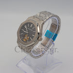 AUDEMARS PIGUET ROYAL OAK JUMBO EXTRA-THIN BLACK DIAL 15202PT.OO.1240PT.01