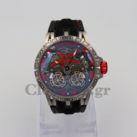 EXCALIBUR AVENTADOR S LIMITED EDITION SKELETON 47MM TITANIUM AND RUBBER