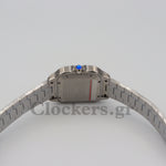 CARTIER SANTOS DE CARTIER LARGE STEEL & ADLC BLUE DIAL MEN'S AUTOMATIC WATCH