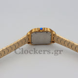 SANTOS DE CARTIER WATCH LARGE MODEL, AUTOMATIC,  GOLD,  INTERCHANGEABLE