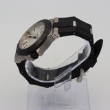 BVLGARI ALUMINIUM 40MM GREYBLACK DIAL RUBBER BEZEL