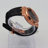 AUDEMARS PIGUET ROYAL OAK AUTOMATIC ROSE GOLD BLACK DIAL