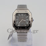 CARTIER SANTOS DE CARTIER LARGE STEEL & ADLC GREY DIAL MEN'S AUTOMATIC