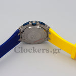 AUDEMARS PIGUET ROYAL OAK OFFSHORE  STEEL BLUE/YELLOW DIAL