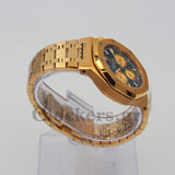 AUDEMARS PIGUET ROYAL OAK CHRONOGRAPH 41MM YELLOW GOLD BLUE DIAL