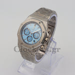 AUDEMARS PIGUET ROYAL OAK CHRONOGRAPH WHITE GOLD ICE BLUE