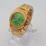 AUDEMARS PIGUET ROYAL OAK CHRONOGRAPH 41MM YELLOW GOLD GREEN DIAL