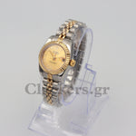 DATEJUST 28MM STAINLESS STEEL AND  GOLD MIDSIZE WATCH ROMAN