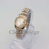 LADY DATEJUST CHAMPAGNE 28MM DIAL STEEL AND 18K YELLOW GOLD OYSTER2-TONE WATCH